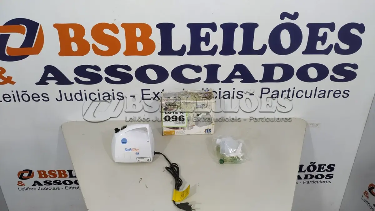 LOTE 096 - 01 INALADOR/NEBULIZADOR NS INALAMAX IM-2000 BIVOLT (NO ESTADO, NÃO SABEMOS SE FUNCIONA. LEILÃO NÃO TEM GARANTIA E NEM DEVOLUÇÃO, SUJEITO A POSSÍVEIS AVARIAS VISÍVEIS/OCULTAS E/OU AUSÊNCIA DE COMPONENTES)