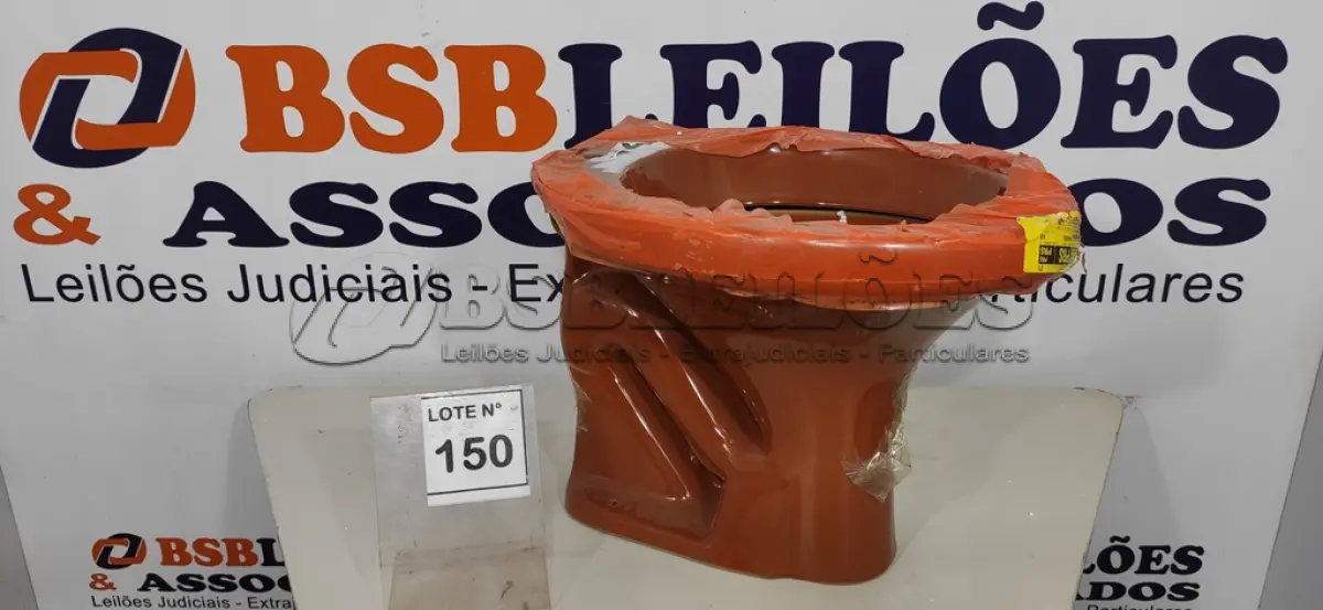 LOTE 150 - 01 VASO SANITÁRIO PARATI OCRE LOGASA. (NO ESTADO, NÃO SABEMOS SE FUNCIONA. LEILÃO NÃO TEM GARANTIA E NEM DEVOLUÇÃO, SUJEITO A POSSÍVEIS AVARIAS VISÍVEIS/OCULTAS E/OU AUSÊNCIA DE COMPONENTES)