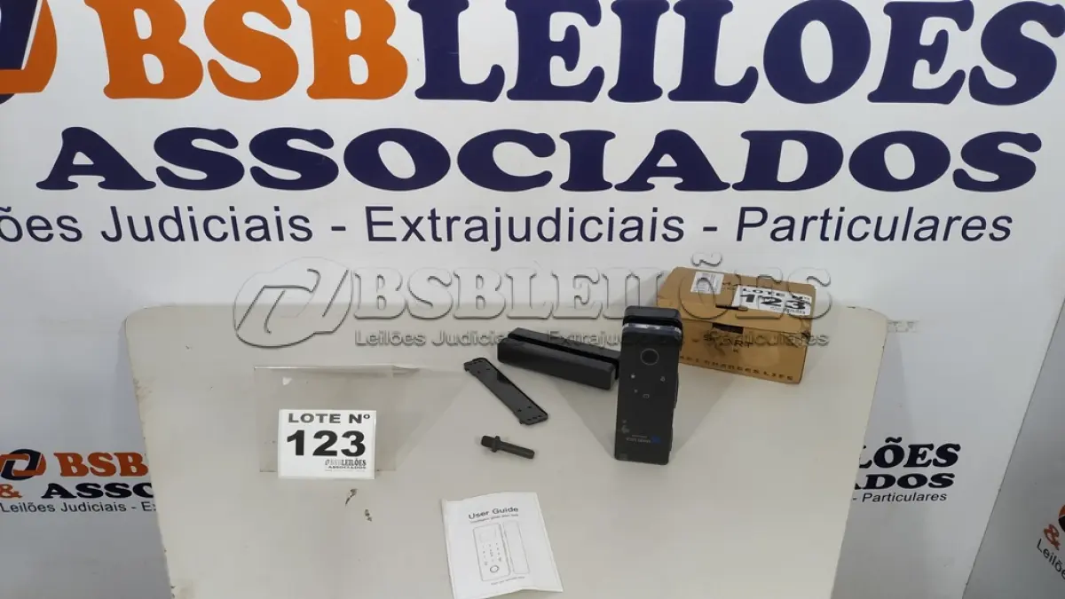 LOTE 123 - 01 FECHADURA COM BIOMETRIA BLUETOOTH KB170 (NO ESTADO, NÃO SABEMOS SE FUNCIONA. LEILÃO NÃO TEM GARANTIA E NEM DEVOLUÇÃO, SUJEITO A POSSÍVEIS AVARIAS VISÍVEIS/OCULTAS E/OU AUSÊNCIA DE COMPONENTES)