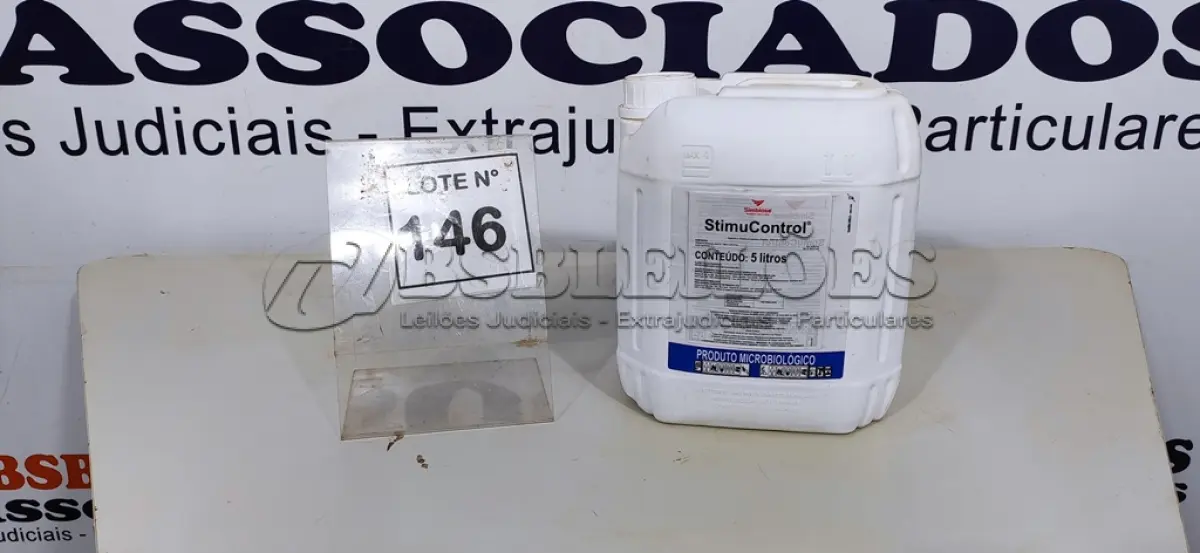 LOTE 146 - 01 STIMUCONTROL 5 LITROS SIMBIOSE. (NO ESTADO, NÃO SABEMOS SE FUNCIONA. LEILÃO NÃO TEM GARANTIA E NEM DEVOLUÇÃO, SUJEITO A POSSÍVEIS AVARIAS VISÍVEIS/OCULTAS E/OU AUSÊNCIA DE COMPONENTES)