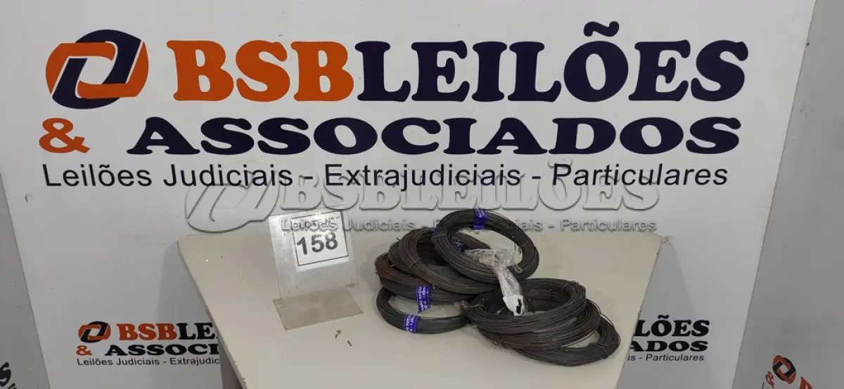 LOTE 158 - 10KG ARAME RECOZIDO BWG-16 - 1,65MM. (NO ESTADO, NÃO SABEMOS SE FUNCIONA. LEILÃO NÃO TEM GARANTIA E NEM DEVOLUÇÃO, SUJEITO A POSSÍVEIS AVARIAS VISÍVEIS/OCULTAS E/OU AUSÊNCIA DE COMPONENTES)