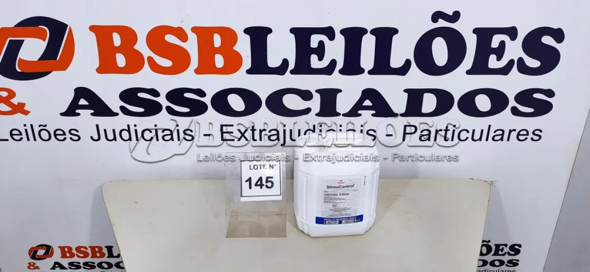 LOTE 145 - 01 STIMUCONTROL 5 LITROS SIMBIOSE. (NO ESTADO, NÃO SABEMOS SE FUNCIONA. LEILÃO NÃO TEM GARANTIA E NEM DEVOLUÇÃO, SUJEITO A POSSÍVEIS AVARIAS VISÍVEIS/OCULTAS E/OU AUSÊNCIA DE COMPONENTES)