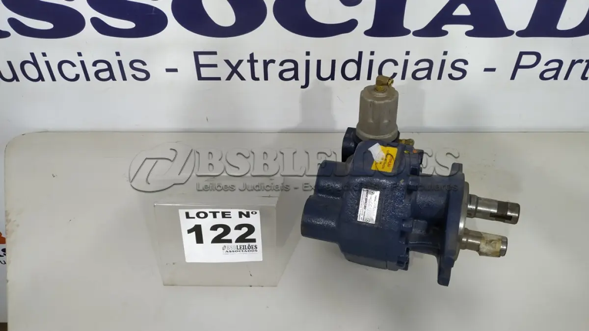 LOTE 122 - 01  BOMBA HIDRÁULICA BHM 250/90 - 1665100 - 3 VIAS CONTRAN 859/2021 (NO ESTADO, NÃO SABEMOS SE FUNCIONA. LEILÃO NÃO TEM GARANTIA E NEM DEVOLUÇÃO, SUJEITO A POSSÍVEIS AVARIAS VISÍVEIS/OCULTAS E/OU AUSÊNCIA DE COMPONENTES)