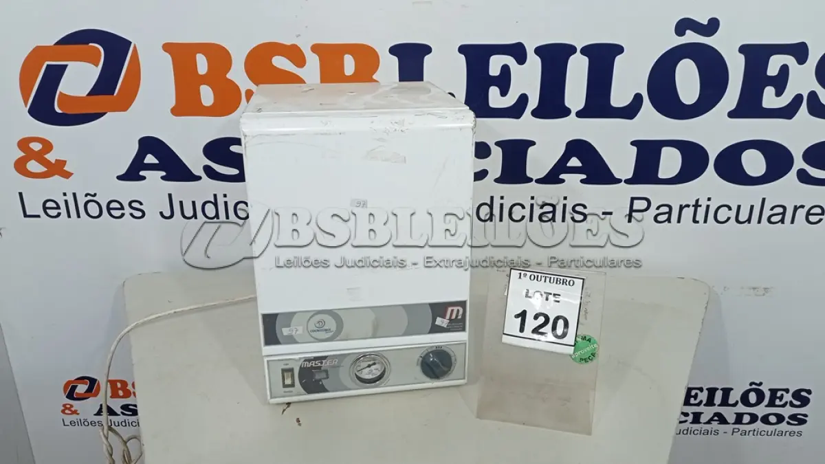 LOTE 120 - 01 ESTUFA PARA ESTERILIZAÇÃO E SECAGEM MARCA MASTER. (NO ESTADO) ATENÇÃO! FAZER A VISITAÇÃO ANTES DE ARREMATAR, NÃO SABEMOS SE FUNCIONA, LEILÃO NÃO TEM GARANTIA E NEM DEVOLUÇÃO, SUJEITO A POSSÍVEIS AVARIAS VISÍVEIS/OCULTAS E/OU AUSÊNCIA DE COMPONENTES.