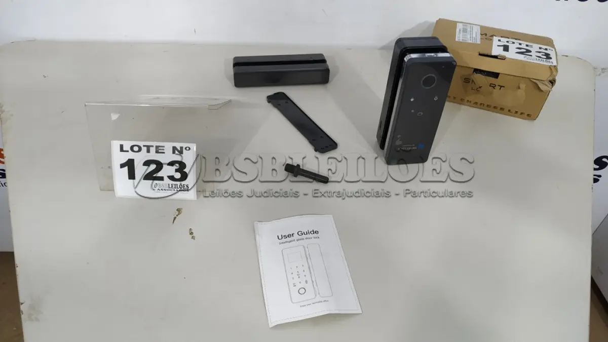 LOTE 123 - 01 FECHADURA COM BIOMETRIA BLUETOOTH KB170 (NO ESTADO, NÃO SABEMOS SE FUNCIONA. LEILÃO NÃO TEM GARANTIA E NEM DEVOLUÇÃO, SUJEITO A POSSÍVEIS AVARIAS VISÍVEIS/OCULTAS E/OU AUSÊNCIA DE COMPONENTES)