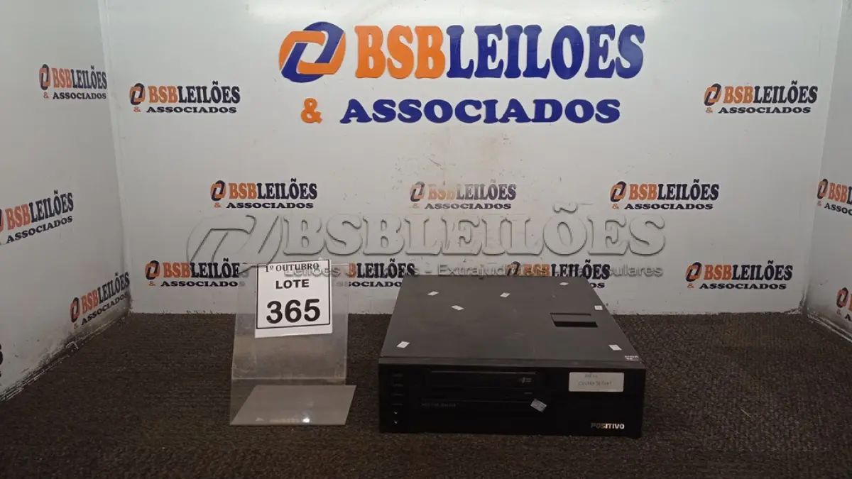 LOTE 365 - 01 CPU MARCA POSITIVO COM 8GB MEMÓRIA COM SSD E HD. (NO ESTADO) ATENÇÃO! FAZER A VISITAÇÃO ANTES DE ARREMATAR, NÃO SABEMOS SE FUNCIONA, LEILÃO NÃO TEM GARANTIA E NEM DEVOLUÇÃO, SUJEITO A POSSÍVEIS AVARIAS VISÍVEIS/OCULTAS E/OU AUSÊNCIA DE COMPONENTES.