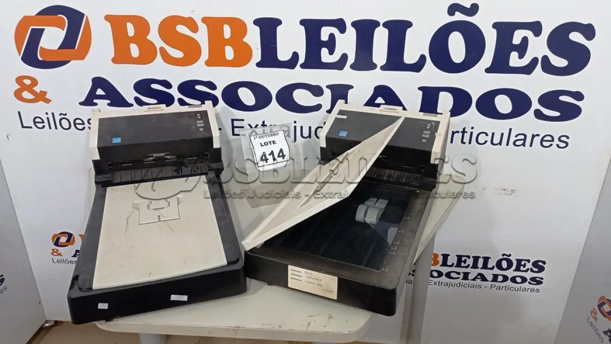 LOTE 414 - 02 SCANNERS MARCA AVISION. (NO ESTADO) ATENÇÃO! FAZER A VISITAÇÃO ANTES DE ARREMATAR, NÃO SABEMOS SE FUNCIONA. LEILÃO NÃO TEM GARANTIA E NEM DEVOLUÇÃO, SUJEITO A POSSÍVEIS AVARIAS VISÍVEIS/OCULTAS E/OU AUSÊNCIA DE COMPONENTES.