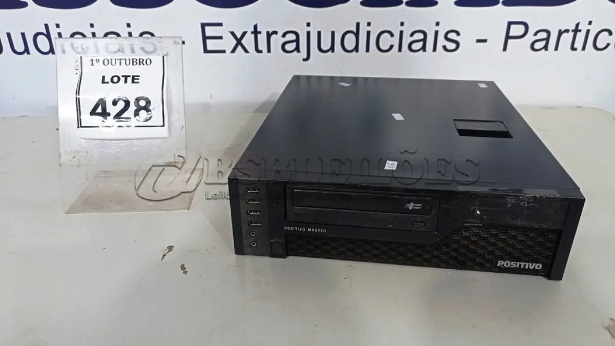 LOTE 428 - 01 CPU MARCA POSITIVO COM 8GB MEMÓRIA COM SSD E HD. (NO ESTADO) ATENÇÃO! FAZER A VISITAÇÃO ANTES DE ARREMATAR, NÃO SABEMOS SE FUNCIONA, LEILÃO NÃO TEM GARANTIA E NEM DEVOLUÇÃO, SUJEITO A POSSÍVEIS AVARIAS VISÍVEIS/OCULTAS E/OU AUSÊNCIA DE COMPONENTES.