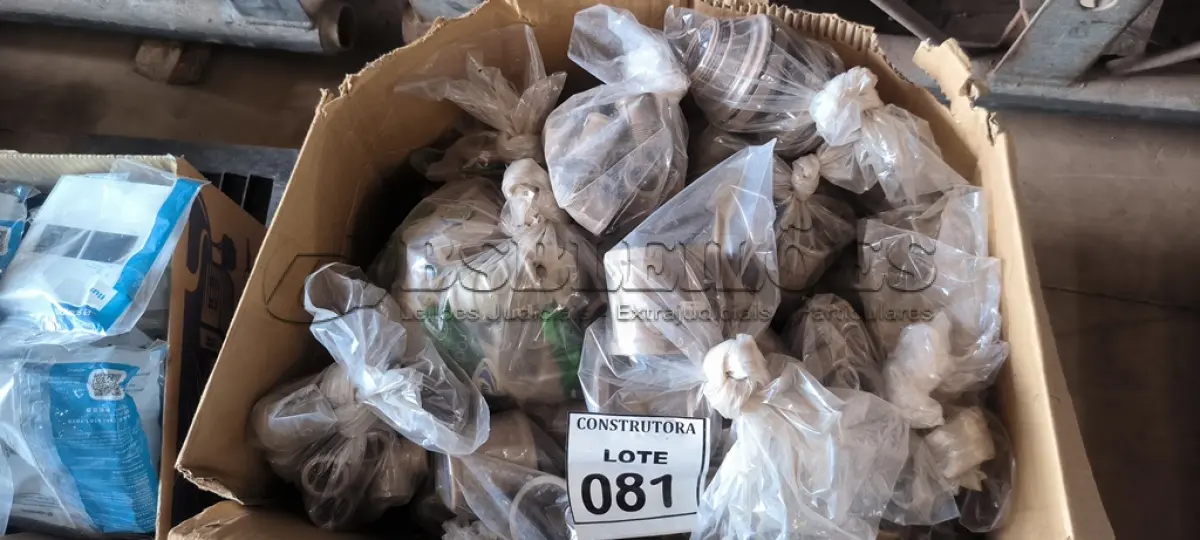 LOTE 081 - 01 LOTE COM CONEXÕES DIVERSAS. (NO ESTADO) ATENÇÃO! FAZER A VISITAÇÃO ANTES DE ARREMATAR, NÃO SABEMOS SE FUNCIONA, LEILÃO NÃO TEM GARANTIA E NEM DEVOLUÇÃO, SUJEITO A POSSÍVEIS AVARIAS VISÍVEIS/OCULTAS E/OU AUSÊNCIA DE COMPONENTES.