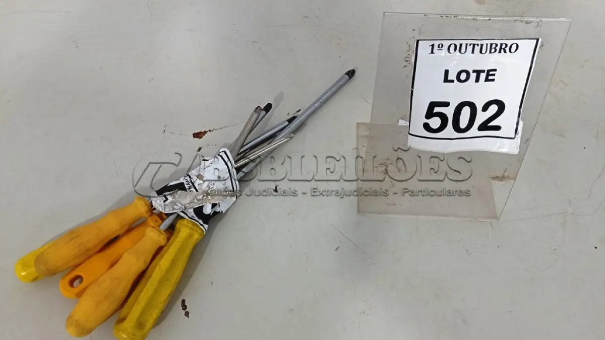 LOTE 502 - 05 CHAVES PHILIPS E 01 CHAVE DE FENDA. (NO ESTADO) ATENÇÃO! FAZER A VISITAÇÃO ANTES DE ARREMATAR, NÃO SABEMOS SE FUNCIONA, LEILÃO NÃO TEM GARANTIA E NEM DEVOLUÇÃO, SUJEITO A POSSÍVEIS AVARIAS VISÍVEIS/OCULTAS E/OU AUSÊNCIA DE COMPONENTES.