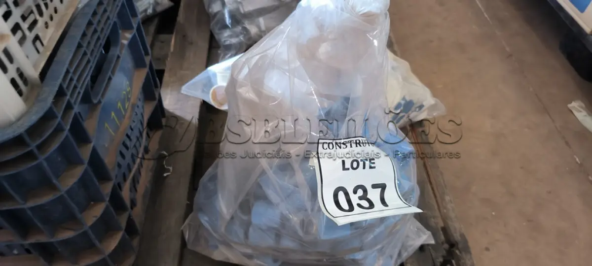 LOTE 037 - 01 LOTE COM CONEXÕES DIVERSAS PARA ÁGUA E ESGOTO. (NO ESTADO) ATENÇÃO! FAZER A VISITAÇÃO ANTES DE ARREMATAR, NÃO SABEMOS SE FUNCIONA, LEILÃO NÃO TEM GARANTIA E NEM DEVOLUÇÃO, SUJEITO A POSSÍVEIS AVARIAS VISÍVEIS/OCULTAS E/OU AUSÊNCIA DE COMPONENTES.