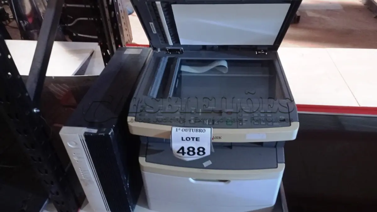 LOTE 488 - 01 IMPRESSORA MODELO X364DN MARCA LEXMARK E 01 NOBREAK. (NO ESTADO) ATENÇÃO! FAZER A VISITAÇÃO ANTES DE ARREMATAR, NÃO SABEMOS SE FUNCIONA, LEILÃO NÃO TEM GARANTIA E NEM DEVOLUÇÃO, SUJEITO A POSSÍVEIS AVARIAS VISÍVEIS/OCULTAS E/OU AUSÊNCIA DE COMPONENTES.