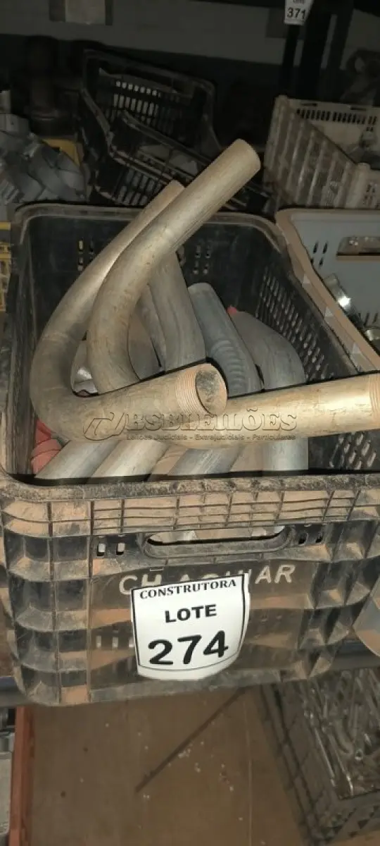 LOTE 274 - 01 LOTE COM CURVAS ZINCADAS 1’. (CAIXA ORGANIZADORA NAO INCLUSA) (NO ESTADO) ATENÇÃO! FAZER A VISITAÇÃO ANTES DE ARREMATAR, NÃO SABEMOS SE FUNCIONA, LEILÃO NÃO TEM GARANTIA E NEM DEVOLUÇÃO, SUJEITO A POSSÍVEIS AVARIAS VISÍVEIS/OCULTAS E/OU AUSÊNCIA DE COMPONENTES.