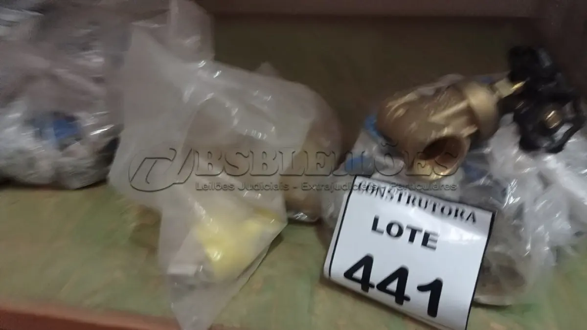 LOTE 441 - 01 SACO COM REGISTROS GAVETA EUROPA DN 25MM. (NO ESTADO) ATENÇÃO! FAZER A VISITAÇÃO ANTES DE ARREMATAR, NÃO SABEMOS SE FUNCIONA, LEILÃO NÃO TEM GARANTIA E NEM DEVOLUÇÃO, SUJEITO A POSSÍVEIS AVARIAS VISÍVEIS/OCULTAS E/OU AUSÊNCIA DE COMPONENTES.