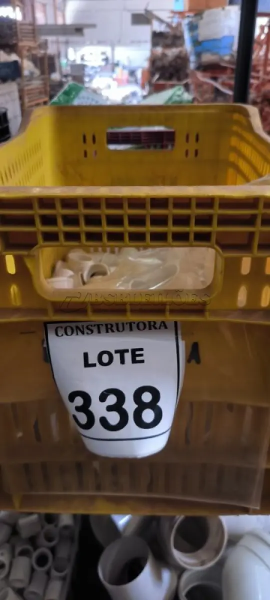 LOTE 338 - 01 LOTE COM JOELHOS DN 40 PARA ESGOTO. (CAIXA ORGANIZADORA NAO INCLUSA) (NO ESTADO) ATENÇÃO! FAZER A VISITAÇÃO ANTES DE ARREMATAR, NÃO SABEMOS SE FUNCIONA, LEILÃO NÃO TEM GARANTIA E NEM DEVOLUÇÃO, SUJEITO A POSSÍVEIS AVARIAS VISÍVEIS/OCULTAS E/OU AUSÊNCIA DE COMPONENTES.