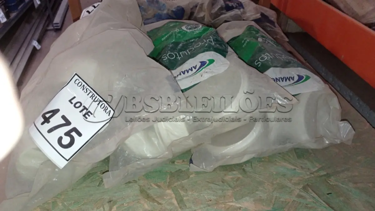 LOTE 475 - 01 LOTE COM CAPAS DE ESGOTO DE 100MM. (NO ESTADO) ATENÇÃO! FAZER A VISITAÇÃO ANTES DE ARREMATAR, NÃO SABEMOS SE FUNCIONA, LEILÃO NÃO TEM GARANTIA E NEM DEVOLUÇÃO, SUJEITO A POSSÍVEIS AVARIAS VISÍVEIS/OCULTAS E/OU AUSÊNCIA DE COMPONENTES.
