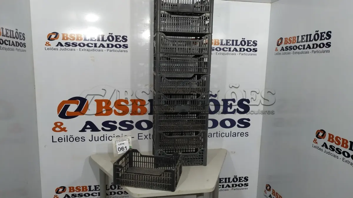 LOTE 061 - 10 CESTAS DE ORGANIZADORAS. (NO ESTADO) ATENÇÃO! FAZER A VISITAÇÃO ANTES DE ARREMATAR, NÃO SABEMOS SE FUNCIONA, LEILÃO NÃO TEM GARANTIA E NEM DEVOLUÇÃO, SUJEITO A POSSÍVEIS AVARIAS VISÍVEIS/OCULTAS E/OU AUSÊNCIA DE COMPONENTES.
