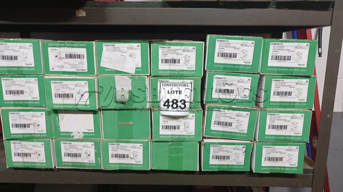 LOTE 483 - 01 LOTE COM MÓDULOS DE SAÍDA DE FIO 1M. (NO ESTADO) ATENÇÃO! FAZER A VISITAÇÃO ANTES DE ARREMATAR, NÃO SABEMOS SE FUNCIONA, LEILÃO NÃO TEM GARANTIA E NEM DEVOLUÇÃO, SUJEITO A POSSÍVEIS AVARIAS VISÍVEIS/OCULTAS E/OU AUSÊNCIA DE COMPONENTES.