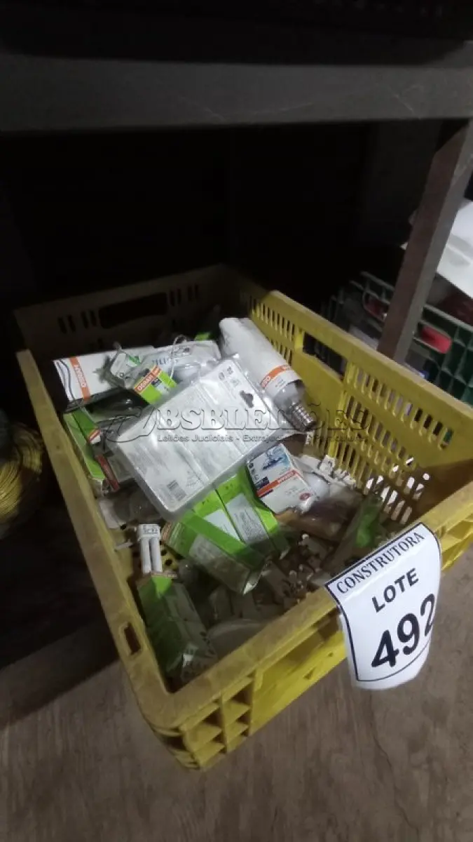 LOTE 492 - 01 LOTE COM LÂMPADAS DIVERSAS. (CAIXA ORGANIZADORA NAO INCLUSA) (NO ESTADO) ATENÇÃO! FAZER A VISITAÇÃO ANTES DE ARREMATAR, NÃO SABEMOS SE FUNCIONA, LEILÃO NÃO TEM GARANTIA E NEM DEVOLUÇÃO, SUJEITO A POSSÍVEIS AVARIAS VISÍVEIS/OCULTAS E/OU AUSÊNCIA DE COMPONENTES.