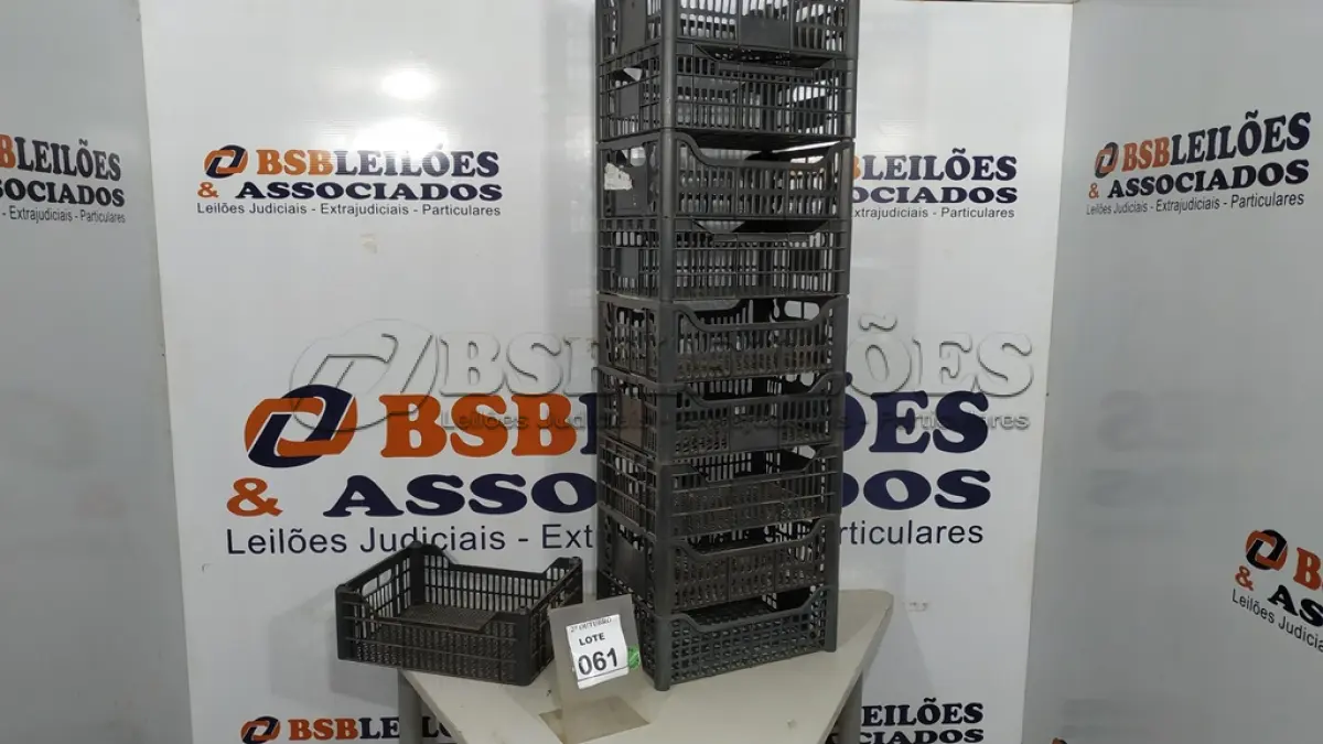 LOTE 061 - 10 CESTAS DE ORGANIZADORAS. (NO ESTADO) ATENÇÃO! FAZER A VISITAÇÃO ANTES DE ARREMATAR, NÃO SABEMOS SE FUNCIONA, LEILÃO NÃO TEM GARANTIA E NEM DEVOLUÇÃO, SUJEITO A POSSÍVEIS AVARIAS VISÍVEIS/OCULTAS E/OU AUSÊNCIA DE COMPONENTES.