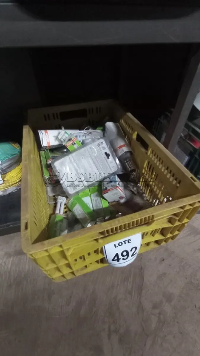LOTE 492 - 01 LOTE COM LÂMPADAS DIVERSAS. (CAIXA ORGANIZADORA NAO INCLUSA) (NO ESTADO) ATENÇÃO! FAZER A VISITAÇÃO ANTES DE ARREMATAR, NÃO SABEMOS SE FUNCIONA, LEILÃO NÃO TEM GARANTIA E NEM DEVOLUÇÃO, SUJEITO A POSSÍVEIS AVARIAS VISÍVEIS/OCULTAS E/OU AUSÊNCIA DE COMPONENTES.
