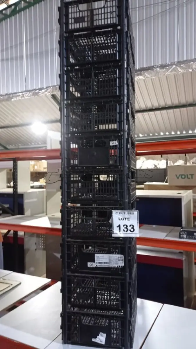 LOTE 133 - 10 CESTAS ORGANIZADORAS. (NO ESTADO) ATENÇÃO! FAZER A VISITAÇÃO ANTES DE ARREMATAR, NÃO SABEMOS SE FUNCIONA, LEILÃO NÃO TEM GARANTIA E NEM DEVOLUÇÃO, SUJEITO A POSSÍVEIS AVARIAS VISÍVEIS/OCULTAS E/OU AUSÊNCIA DE COMPONENTES.