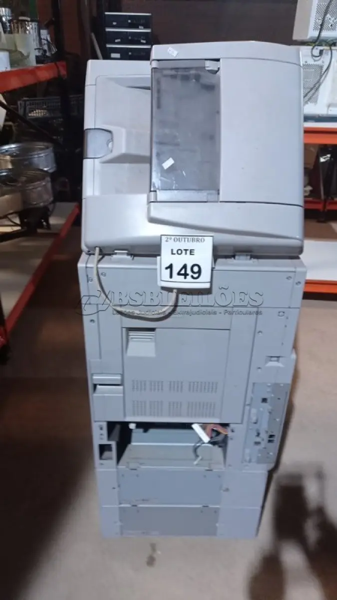 LOTE 149 - 01 COPIADORA MULTIFUNCIONAL MODELO AFICIO SP 5210SF MARCA RICOH. (NO ESTADO) ATENÇÃO! FAZER A VISITAÇÃO ANTES DE ARREMATAR, NÃO SABEMOS SE FUNCIONA, LEILÃO NÃO TEM GARANTIA E NEM DEVOLUÇÃO, SUJEITO A POSSÍVEIS AVARIAS VISÍVEIS/OCULTAS E/OU AUSÊNCIA DE COMPONENTES.