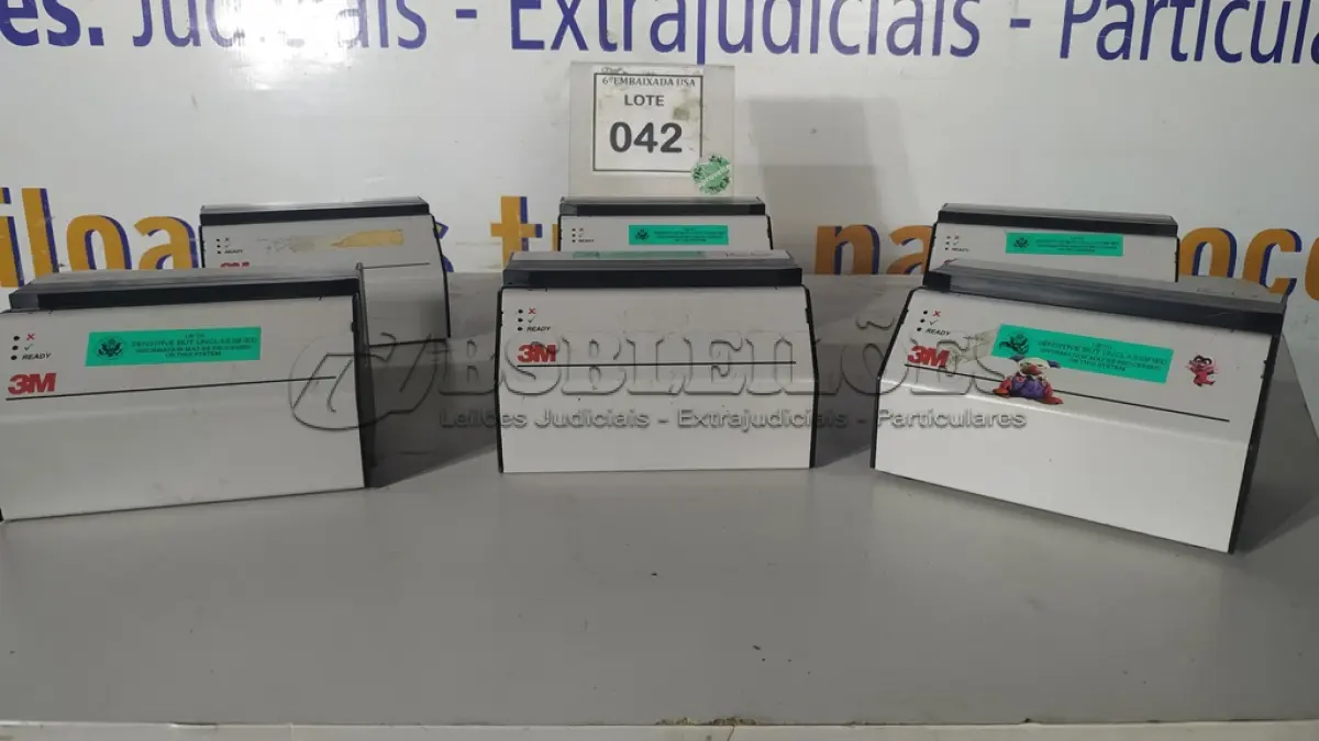 LOTE 042 - 06 SCANNERS 3M PARA DOCUMENTOS. (NO ESTADO EM QUE SE ENCONTRA. SUJEITO A AVARIAS OCULTAS/VISÍVEIS.)