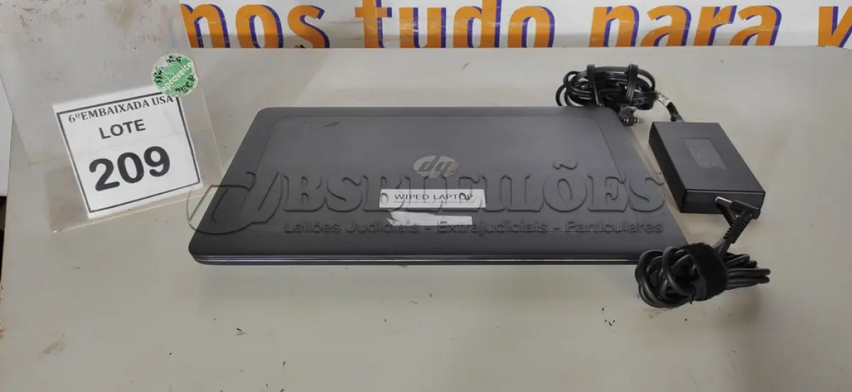 LOTE 209 - 01 NOTEBOOK HP ZBOOK CORE I7 7º GERAÇÃO COM FONTE. (NO ESTADO EM QUE SE ENCONTRA. SUJEITO A AVARIAS OCULTAS/VISÍVEIS.) ICE00000227671