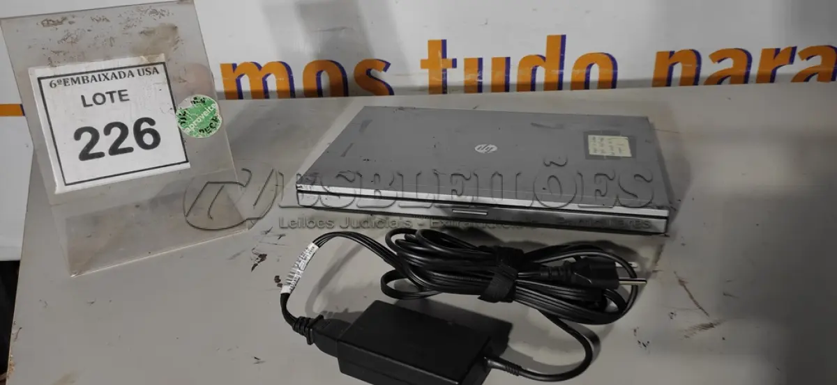 LOTE 226 - 01 NOTEBOOK HP ELITEBOOK 8470P COM FONTECORE I5 COM FONTE. (NO ESTADO EM QUE SE ENCONTRA. SUJEITO A AVARIAS OCULTAS/VISÍVEIS.) CS722939