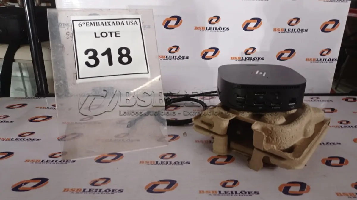 LOTE 318 - 01 DOCKING STATION HP HSN-IX02.(NOVO) (NO ESTADO EM QUE SE ENCONTRA. SUJEITO A AVARIAS OCULTAS/VISÍVEIS.)