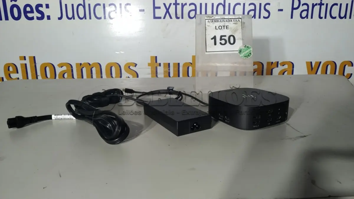 LOTE 150 - 01 DOCKING STATION HP HSN-IX02. (NOVO) (NO ESTADO EM QUE SE ENCONTRA. SUJEITO A AVARIAS OCULTAS/VISÍVEIS.)