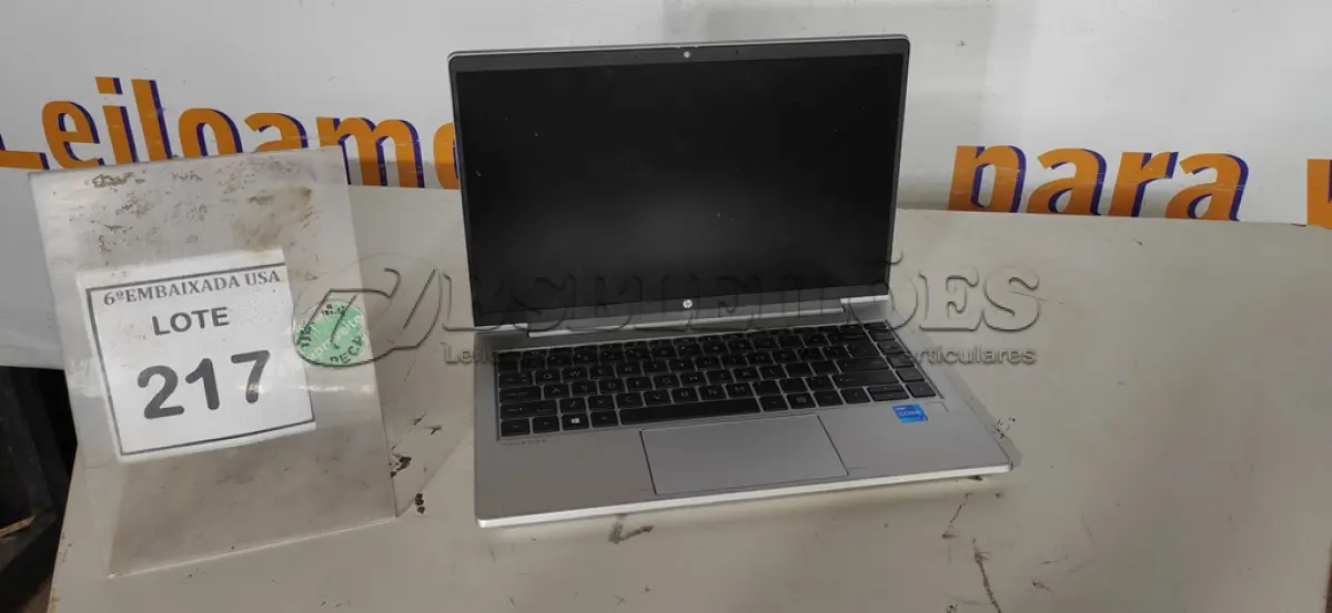 LOTE 217 - 01 NOTEBOOK HP PROBOOK CORE I5 SEM FONTE. (NO ESTADO EM QUE SE ENCONTRA. SUJEITO A AVARIAS OCULTAS/VISÍVEIS.) ICE00000257630