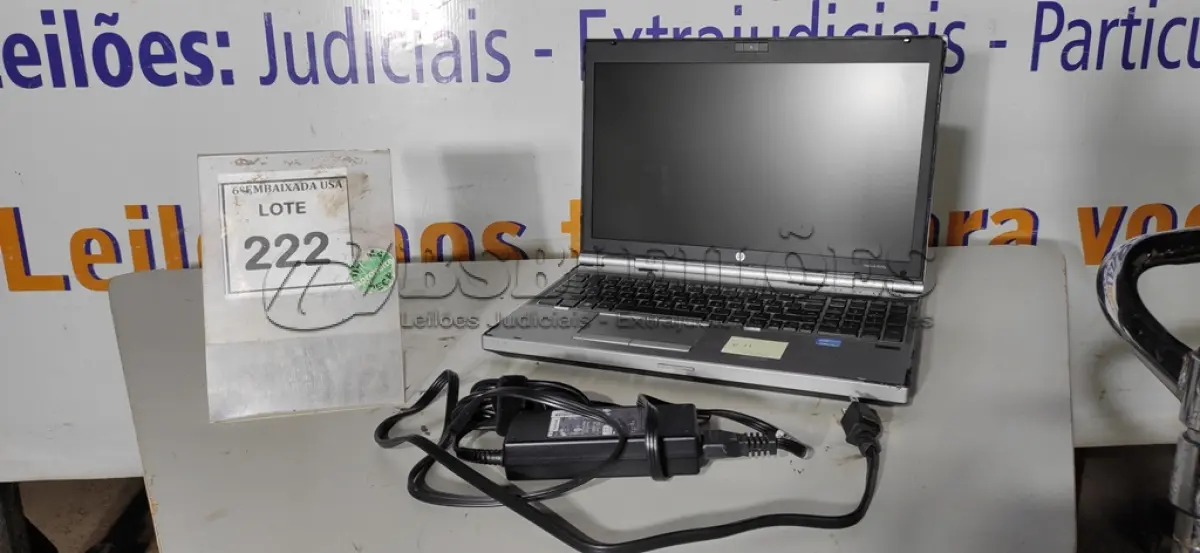 LOTE 222 - 01 NOTEBOOK HP ELITE BOOK 8560P CORE I5 COM FONTE. (NO ESTADO EM QUE SE ENCONTRA. SUJEITO A AVARIAS OCULTAS/VISÍVEIS.) ICE00000189740