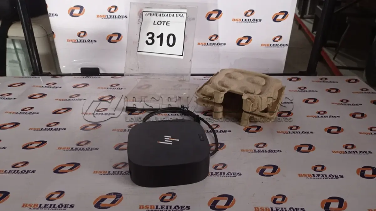 LOTE 310 - 01 DOCKING STATION HP HSN-IX02.(NOVO) (NO ESTADO EM QUE SE ENCONTRA. SUJEITO A AVARIAS OCULTAS/VISÍVEIS.)