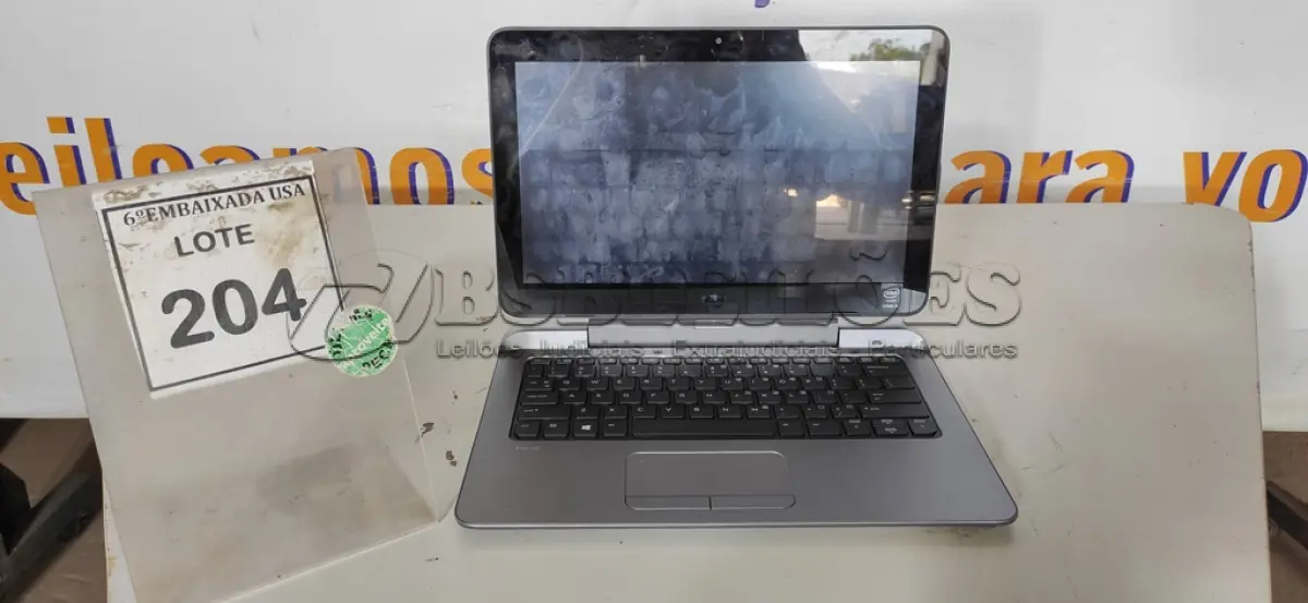 LOTE 204 - 01 NOTEBOOK HPPRO X2 CORE I5 SEM FONTE. (NO ESTADO EM QUE SE ENCONTRA. SUJEITO A AVARIAS OCULTAS/VISÍVEIS.) ICE00000156849