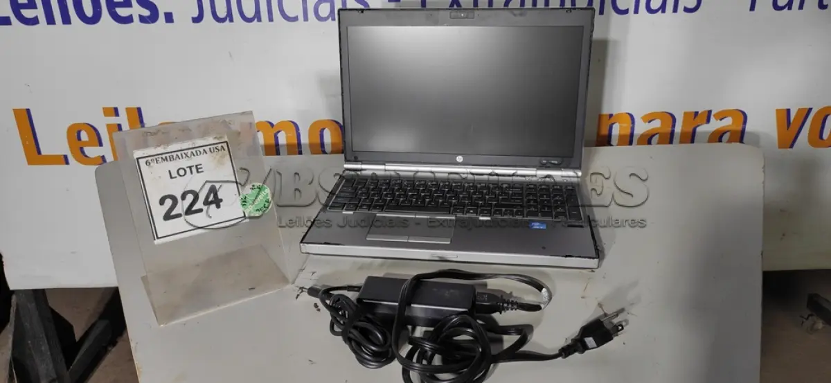 LOTE 224 - 01 NOTEBOOK HP ELITE BOOK 8560P CORE I5 COM FONTE. (NO ESTADO EM QUE SE ENCONTRA. SUJEITO A AVARIAS OCULTAS/VISÍVEIS.) ICE00000189952