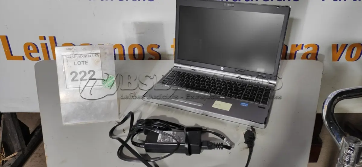 LOTE 222 - 01 NOTEBOOK HP ELITE BOOK 8560P CORE I5 COM FONTE. (NO ESTADO EM QUE SE ENCONTRA. SUJEITO A AVARIAS OCULTAS/VISÍVEIS.) ICE00000189740