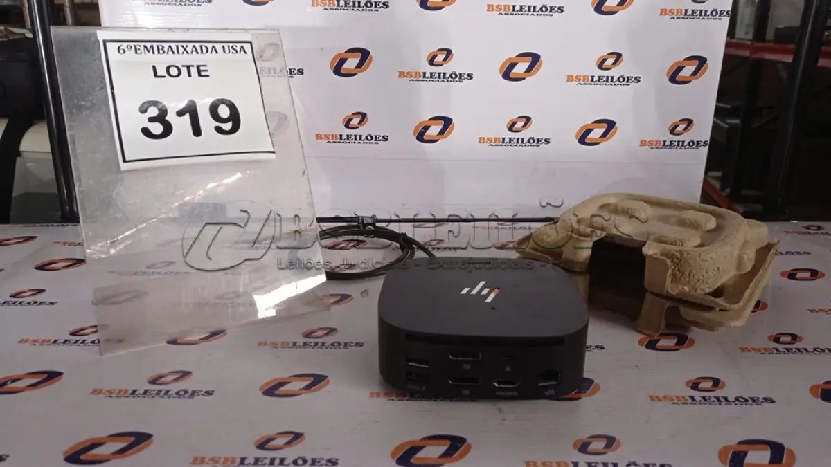 LOTE 319 - 01 DOCKING STATION HP HSN-IX02.(NOVO) (NO ESTADO EM QUE SE ENCONTRA. SUJEITO A AVARIAS OCULTAS/VISÍVEIS.)