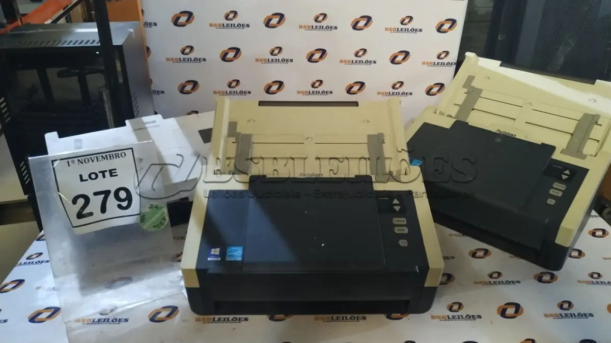 LOTE 279 - 03 SCANNERS MARCA AVISION. (NO ESTADO) ATENÇÃO! FAZER A VISITAÇÃO ANTES DE ARREMATAR, NÃO SABEMOS SE FUNCIONA, LEILÃO NÃO TEM GARANTIA E NEM DEVOLUÇÃO, SUJEITO A POSSÍVEIS AVARIAS VISÍVEIS/OCULTAS E/OU AUSÊNCIA DE COMPONENTES.