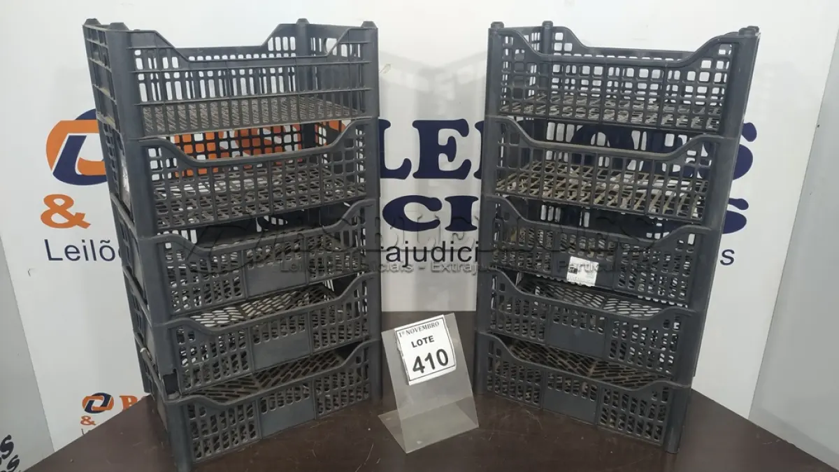 LOTE 410 - 10 CESTAS ORGANIZADORAS. (NO ESTADO) ATENÇÃO! FAZER A VISITAÇÃO ANTES DE ARREMATAR, NÃO SABEMOS SE FUNCIONA, LEILÃO NÃO TEM GARANTIA E NEM DEVOLUÇÃO, SUJEITO A POSSÍVEIS AVARIAS VISÍVEIS/OCULTAS E/OU AUSÊNCIA DE COMPONENTES.