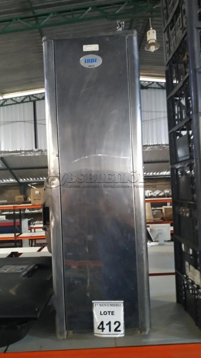 LOTE 412 - 01 BEBEDOURO EM INOX MARCA IBBL. (NO ESTADO) ATENÇÃO! FAZER A VISITAÇÃO ANTES DE ARREMATAR, NÃO SABEMOS SE FUNCIONA, LEILÃO NÃO TEM GARANTIA E NEM DEVOLUÇÃO, SUJEITO A POSSÍVEIS AVARIAS VISÍVEIS/OCULTAS E/OU AUSÊNCIA DE COMPONENTES.