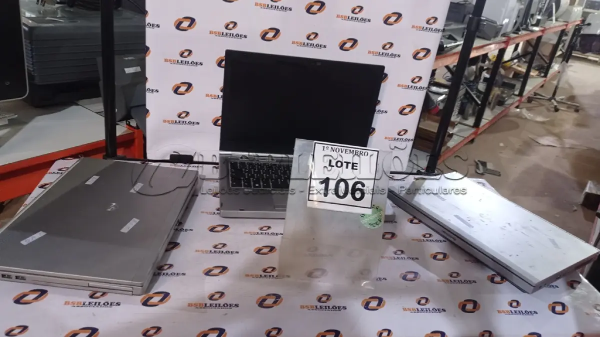 LOTE 106 - 03 NOTEBOOKS MARCA HP SEM BATERIA. (NO ESTADO) ATENÇÃO! FAZER A VISITAÇÃO ANTES DE ARREMATAR, NÃO SABEMOS SE FUNCIONA, LEILÃO NÃO TEM GARANTIA E NEM DEVOLUÇÃO, SUJEITO A POSSÍVEIS AVARIAS VISÍVEIS/OCULTAS E/OU AUSÊNCIA DE COMPONENTES.