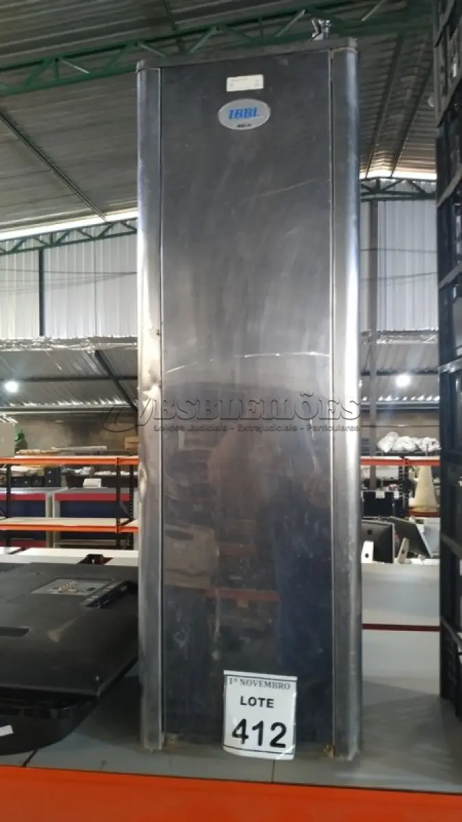 LOTE 412 - 01 BEBEDOURO EM INOX MARCA IBBL. (NO ESTADO) ATENÇÃO! FAZER A VISITAÇÃO ANTES DE ARREMATAR, NÃO SABEMOS SE FUNCIONA, LEILÃO NÃO TEM GARANTIA E NEM DEVOLUÇÃO, SUJEITO A POSSÍVEIS AVARIAS VISÍVEIS/OCULTAS E/OU AUSÊNCIA DE COMPONENTES.