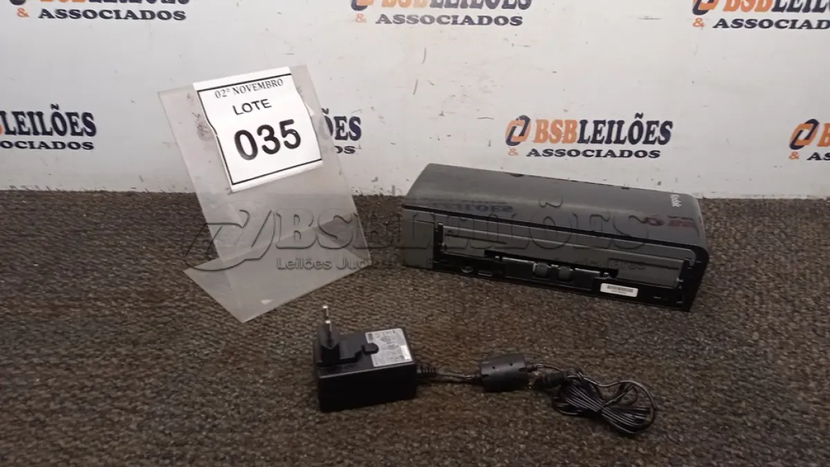 LOTE 035 - 01 SCANNER MODELO I940 MARCA KODAK COM FONTE. (NO ESTADO) ATENÇÃO! FAZER A VISITAÇÃO ANTES DE ARREMATAR, NÃO SABEMOS SE FUNCIONA, LEILÃO NÃO TEM GARANTIA E NEM DEVOLUÇÃO, SUJEITO A POSSÍVEIS AVARIAS VISÍVEIS/OCULTAS E/OU AUSÊNCIA DE COMPONENTES.