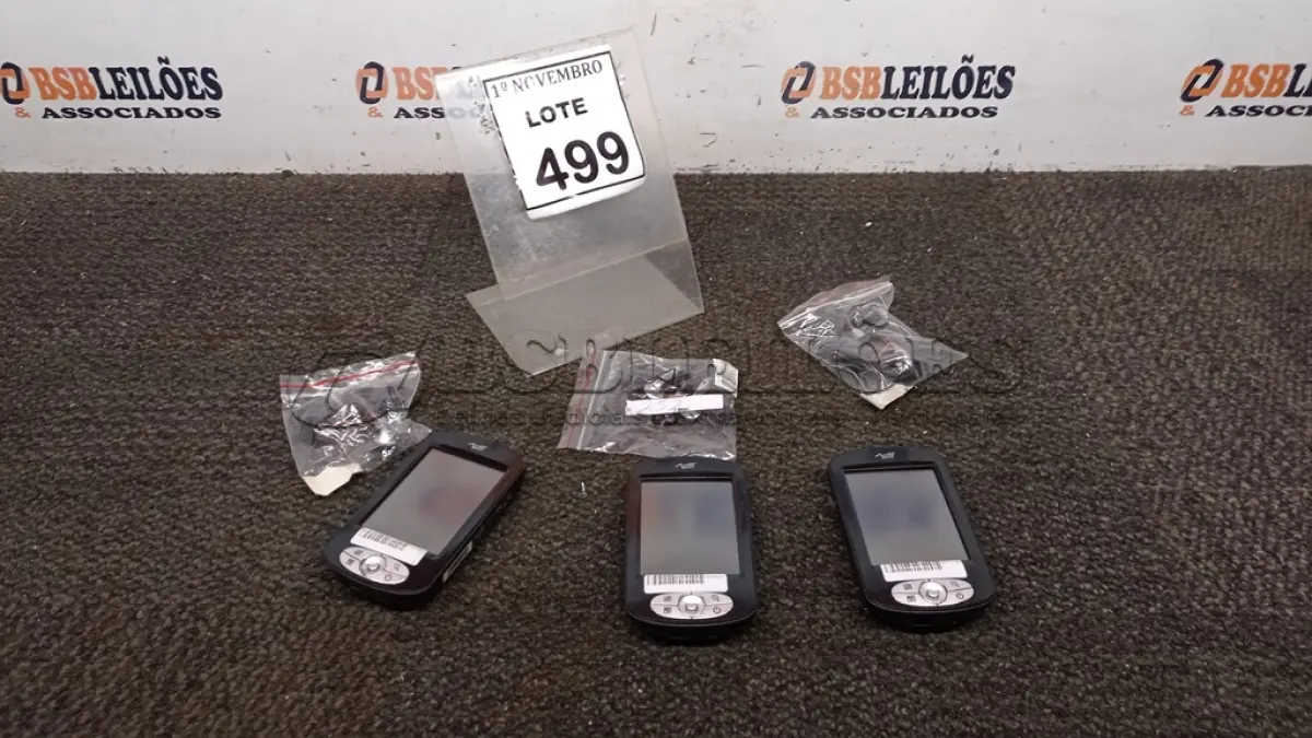 LOTE 499 - 03 PDA MIO DIGI WALKER MODELO P550. (NO ESTADO) ATENÇÃO! FAZER A VISITAÇÃO ANTES DE ARREMATAR, NÃO SABEMOS SE FUNCIONA, LEILÃO NÃO TEM GARANTIA E NEM DEVOLUÇÃO, SUJEITO A POSSÍVEIS AVARIAS VISÍVEIS/OCULTAS E/OU AUSÊNCIA DE COMPONENTES.