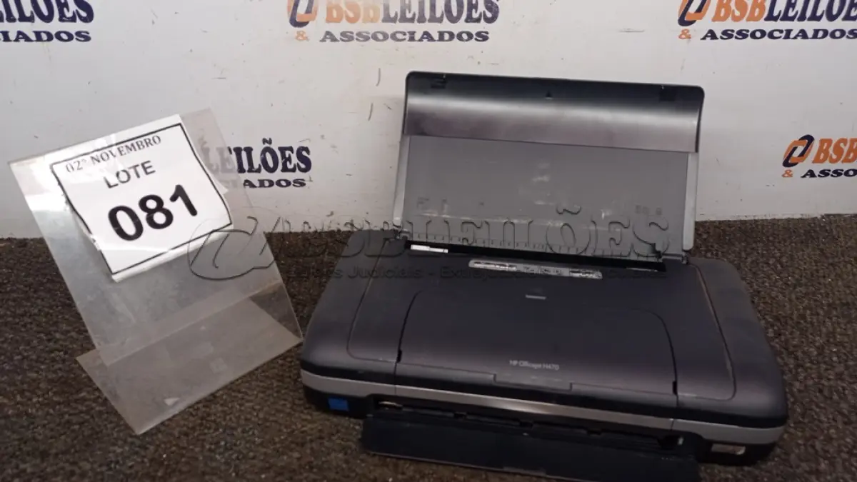 LOTE 081 - 01 SCANNER MODELO H470 MARCA HP. (NO ESTADO) ATENÇÃO! FAZER A VISITAÇÃO ANTES DE ARREMATAR, NÃO SABEMOS SE FUNCIONA, LEILÃO NÃO TEM GARANTIA E NEM DEVOLUÇÃO, SUJEITO A POSSÍVEIS AVARIAS VISÍVEIS/OCULTAS E/OU AUSÊNCIA DE COMPONENTES.