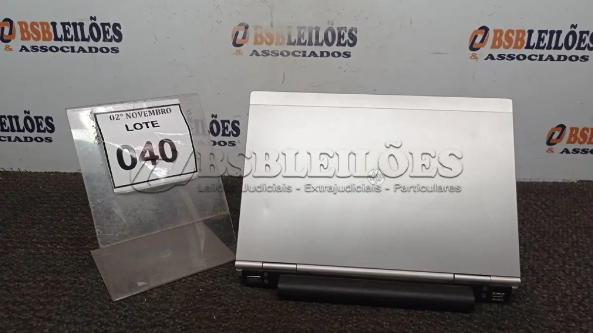 LOTE 040 - 01 NOTEBOOK CORE I5 MARCA HP. (NO ESTADO) ATENÇÃO! FAZER A VISITAÇÃO ANTES DE ARREMATAR, NÃO SABEMOS SE FUNCIONA, LEILÃO NÃO TEM GARANTIA E NEM DEVOLUÇÃO, SUJEITO A POSSÍVEIS AVARIAS VISÍVEIS/OCULTAS E/OU AUSÊNCIA DE COMPONENTES.