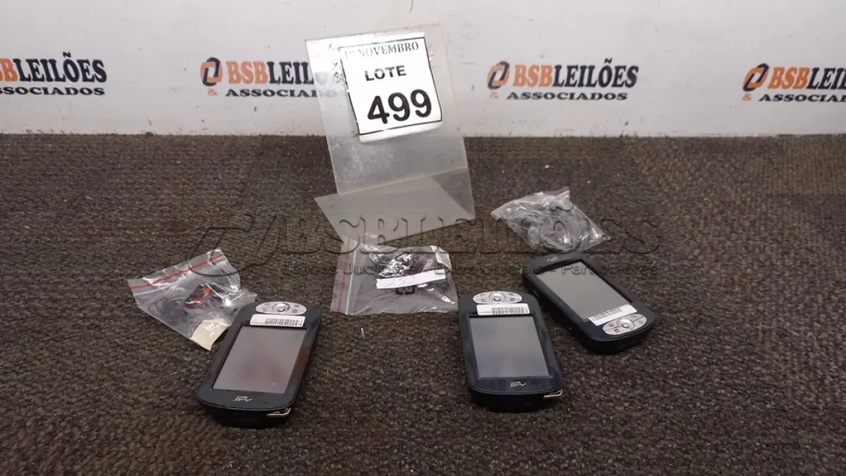 LOTE 499 - 03 PDA MIO DIGI WALKER MODELO P550. (NO ESTADO) ATENÇÃO! FAZER A VISITAÇÃO ANTES DE ARREMATAR, NÃO SABEMOS SE FUNCIONA, LEILÃO NÃO TEM GARANTIA E NEM DEVOLUÇÃO, SUJEITO A POSSÍVEIS AVARIAS VISÍVEIS/OCULTAS E/OU AUSÊNCIA DE COMPONENTES.