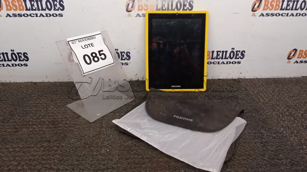 LOTE 085 - 02 TABLETS MARCA POSITIVO COM CAPA. (NO ESTADO) ATENÇÃO! FAZER A VISITAÇÃO ANTES DE ARREMATAR, NÃO SABEMOS SE FUNCIONA, LEILÃO NÃO TEM GARANTIA E NEM DEVOLUÇÃO, SUJEITO A POSSÍVEIS AVARIAS VISÍVEIS/OCULTAS E/OU AUSÊNCIA DE COMPONENTES.